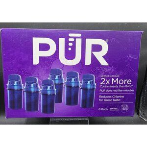 PUR PPF900Z Pitcher Replacement Filters 6-Pack Reduces Contaminants